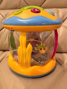 Baby Toys 6-12 Months Ocean Projector Activity Rotating Musical Light Up Tummy T